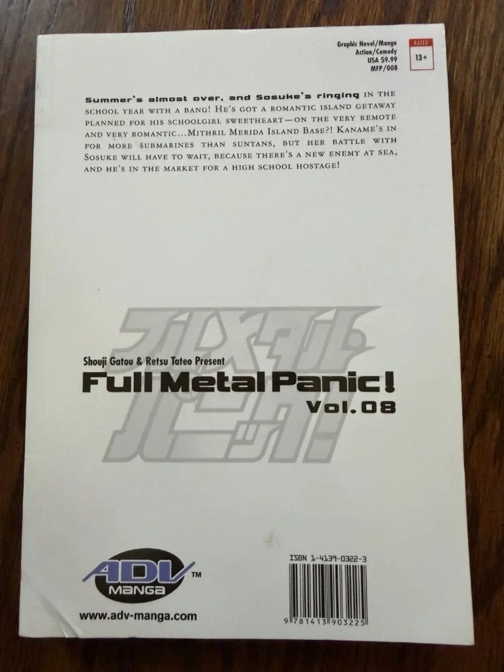 Full Metal Panic! Vol. 8 (Full Metal Panic (Graphic Novels)) by Shouji Gatou